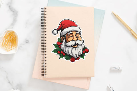 Christmas Sticker Clipart Bundle Sublimation Regulrcrative 