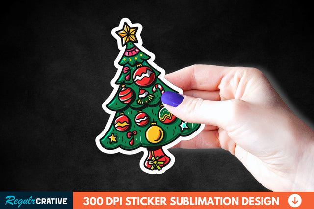Christmas Sticker Clipart Sublimation Regulrcrative 
