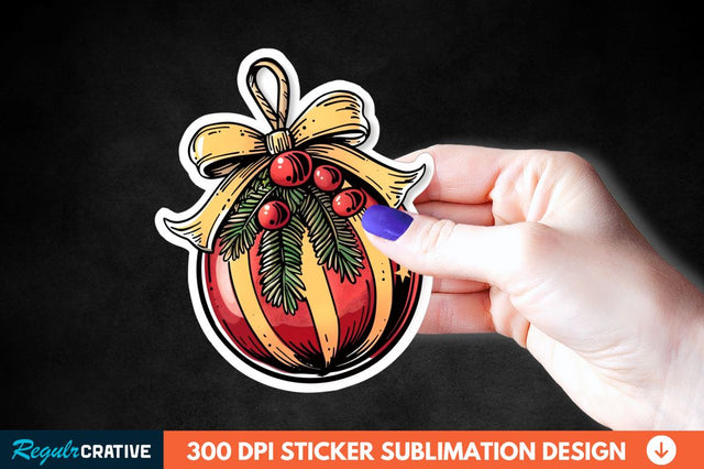 Christmas Sticker Clipart Sublimation Regulrcrative 