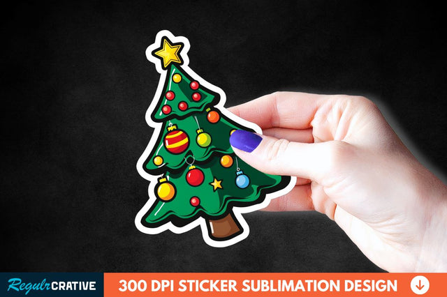 Christmas Sticker Clipart Sublimation Regulrcrative 