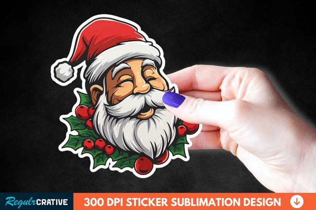 Christmas Sticker Clipart Sublimation Regulrcrative 
