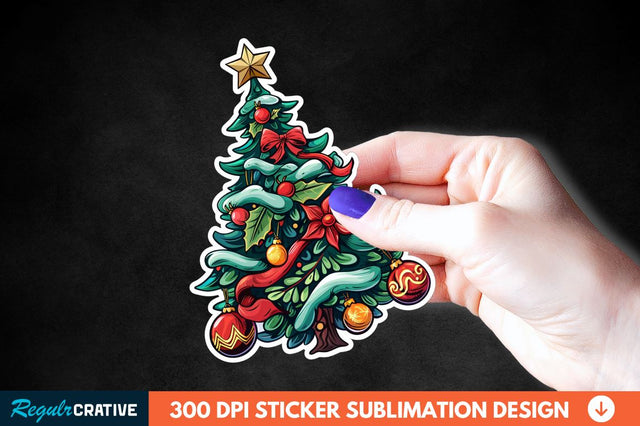 Christmas Sticker Clipart Sublimation Regulrcrative 