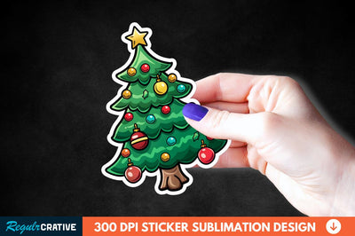 Christmas Sticker Clipart Sublimation Regulrcrative 