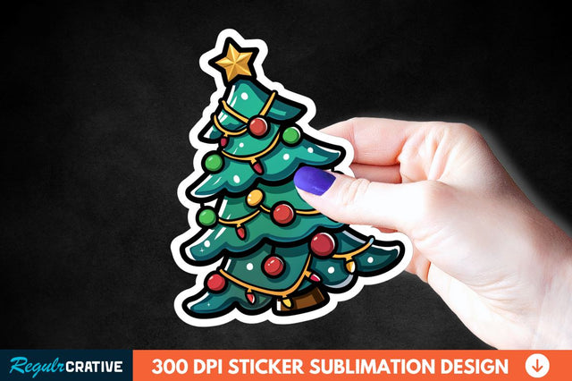 Christmas Sticker Clipart Sublimation Regulrcrative 