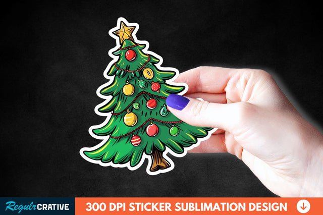 Christmas Sticker Clipart Sublimation Regulrcrative 