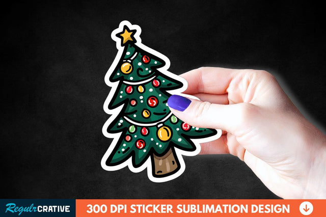Christmas Sticker Clipart Sublimation Regulrcrative 