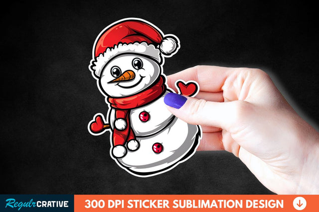 Christmas Sticker Clipart Sublimation Regulrcrative 