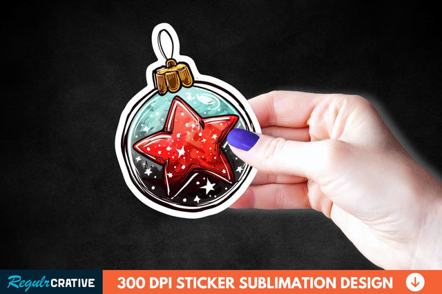 Christmas Sticker Clipart Sublimation Regulrcrative 