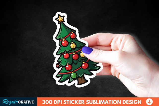 Christmas Sticker Clipart Sublimation Regulrcrative 