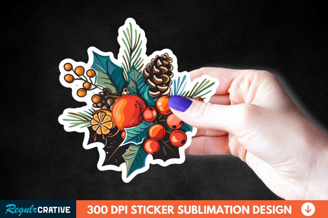 Christmas Sticker Clipart Sublimation Regulrcrative 