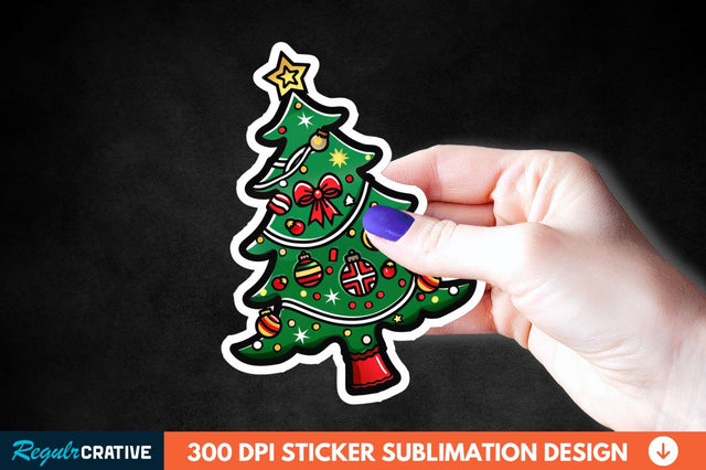 Christmas Sticker Clipart Sublimation Regulrcrative 