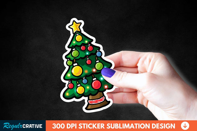 Christmas Sticker Clipart Sublimation Regulrcrative 