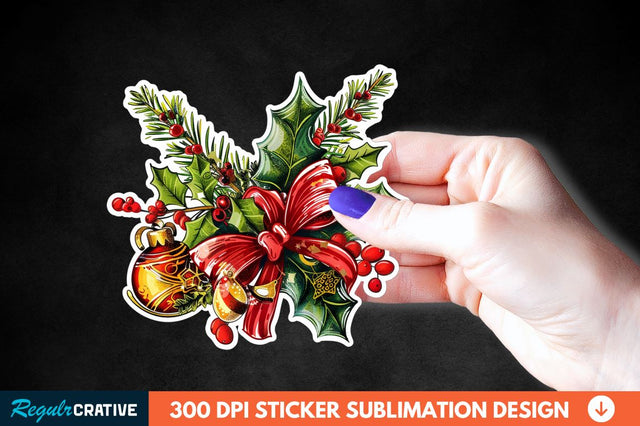 Christmas Sticker Clipart Sublimation Regulrcrative 
