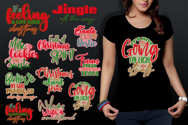 Christmas Sticker SVG Bundle SVG orpitasn 