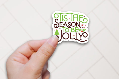 Christmas Stickers Bundle Sublimation CraftLabSVG 