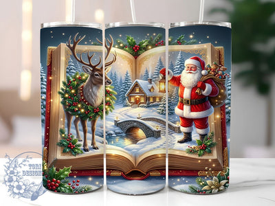 Christmas Storybook 20oz Tumbler, Christmas Storybook, Storybook Tumbler, Christmas Book PNG, Storybook PNG, Holiday Storybook, Christmas Tumbler, Storybook Wrap PNG Sublimation ToriDesigns 