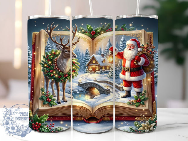 Christmas Storybook 20oz Tumbler, Christmas Storybook, Storybook Tumbler, Christmas Book PNG, Storybook PNG, Holiday Storybook, Christmas Tumbler, Storybook Wrap PNG Sublimation ToriDesigns 