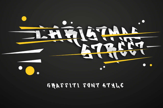 Christmas Street Font Prasetya Letter 
