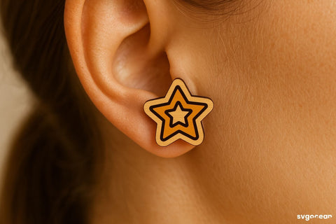 Christmas Stud Earrings Bundle SVG SvgOcean 