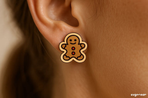 Christmas Stud Earrings Bundle SVG SvgOcean 