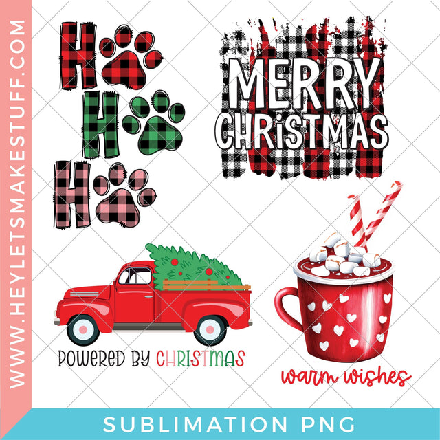 Christmas Sublimation Bundle 2 Sublimation Hey Let's Make Stuff 