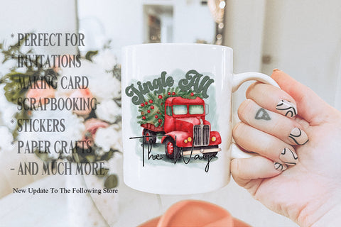 Christmas Sublimation Design Bundle Sublimation Creativeart88 