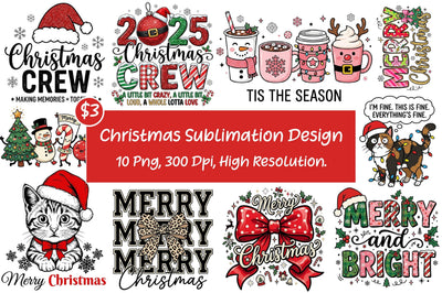 Christmas Sublimation Design, Funny Sublimation PNG Sublimation designmaster24 
