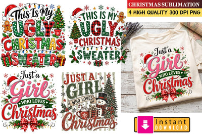 Christmas Sublimation Design,Xmas Sublimation,Christmas png,Merry Christmas png,Christmas Sublimation Bundle,Holiday PNG Graphics, Christmas Cricut SVG Sublimation BlackCatsMedia 