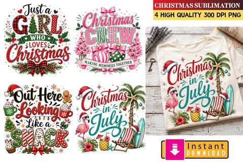 Christmas Sublimation Design,Xmas Sublimation,Christmas png,Merry Christmas png,Christmas Sublimation Bundle,Holiday PNG Graphics, Christmas Cricut SVG Sublimation BlackCatsMedia 