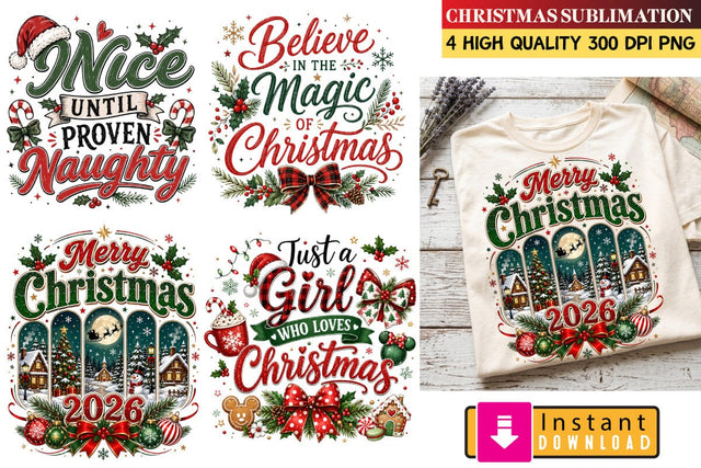 Christmas Sublimation Design,Xmas Sublimation,Christmas png,Merry Christmas png,Christmas Sublimation Bundle,Holiday PNG Graphics, Christmas Cricut SVG Sublimation BlackCatsMedia 