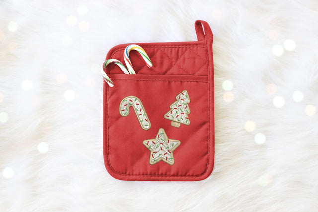 Christmas Sugar Cookies Mini Embroidery Trio Embroidery/Applique DESIGNS Designed by Geeks 