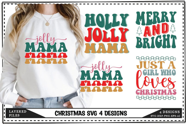 Christmas Svg 4 Designs, Winter svg, Xmas svg SVG shah alam 