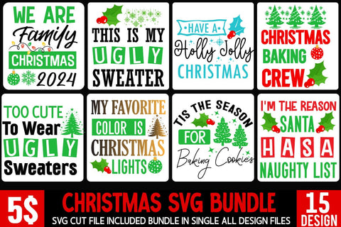 #Christmas SVG Bundle, Christmas SVG Bundle Quotes, Christmas Sublimation Bundle, 20 Christmas SVG Cut File, Christmas SVG Design Bundle, Merry Christmas SVG Design SVG BlackCatsMedia 