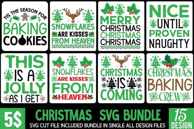 Christmas SVG Bundle, Christmas SVG Bundle Quotes, Christmas Sublimation Bundle, 20 Christmas SVG Cut File, Christmas SVG Design Bundle, Merry Christmas SVG Design SVG BlackCatsMedia 