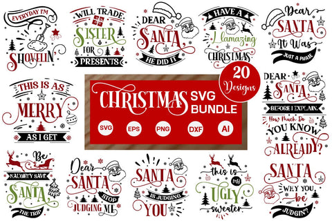 Christmas SVG Bundle, Christmas SVG Designs, SVGs,Quotes and Sayings,Food & Drink,On Sale, Print & Cut SVG DesignPlante 503 