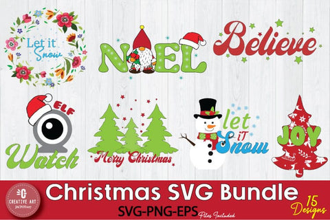 Christmas SVG Bundle Christmas SVG, Merry Christmas SVG SVG jacpot007 