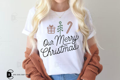 Christmas SVG Bundle Design, Christmas SVGs, Christmas Quotes T-shirt, Christmas Illustration SVG FiveStarCrafting 