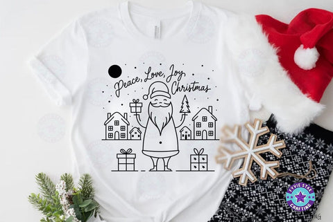 Christmas SVG Bundle Design, Christmas SVGs, Christmas Quotes T-shirt SVG FiveStarCrafting 