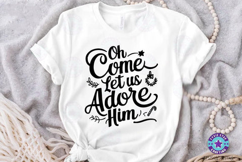 Christmas SVG Bundle Design, Christmas SVGs, Christmas Quotes T-shirt SVG FiveStarCrafting 