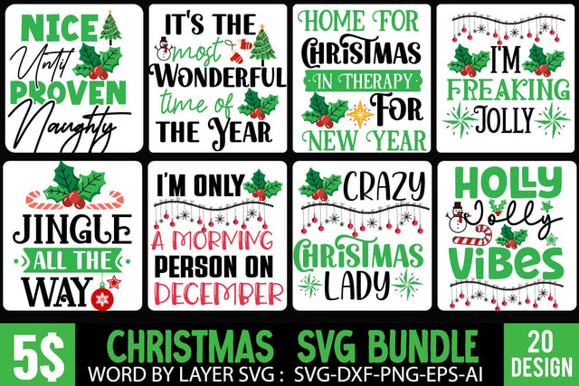 Christmas SVG Bundle, Farmhouse Xmas SVG Bundle , Christmas SVG Bundle ,Christmas SVG Bundle Quotes , Funny SVG Bundle,Christmas Ornament Design Bundle, SVG BlackCatsMedia 
