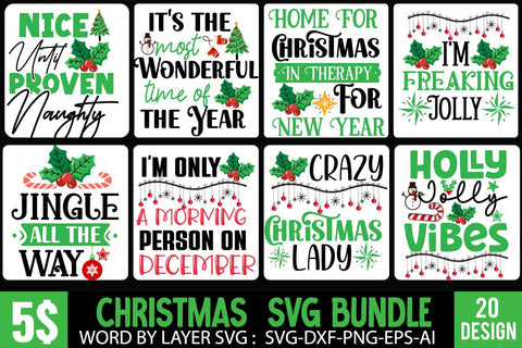 Christmas SVG Bundle, Farmhouse Xmas SVG Bundle , Christmas SVG Bundle ,Christmas SVG Bundle Quotes , Funny SVG Bundle,Christmas Ornament Design Bundle, SVG BlackCatsMedia 