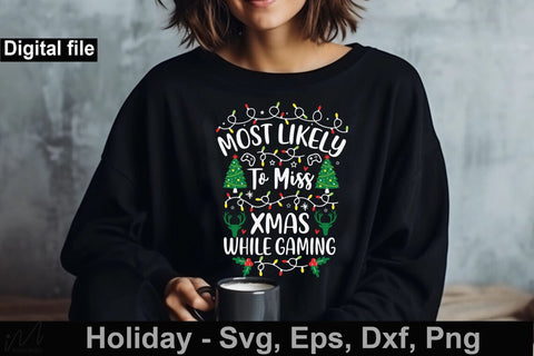 Christmas svg bundle, Most likely Christmas bundle, Christmas Santa svg, Hello December svg, Merry Christmas svg, svg, Christmas holiday svg SVG Isabella Machell 