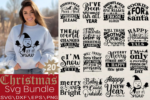 Christmas Svg Bundle SVG Angelina750 