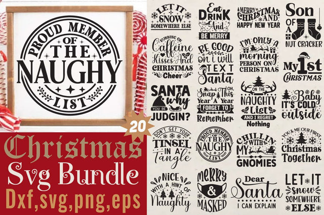 Christmas Svg Bundle SVG Angelina750 