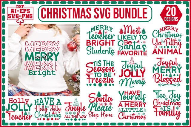 Christmas Svg Bundle SVG CraftlabSvg55 
