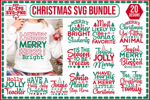 Christmas Svg Bundle SVG CraftlabSvg55 