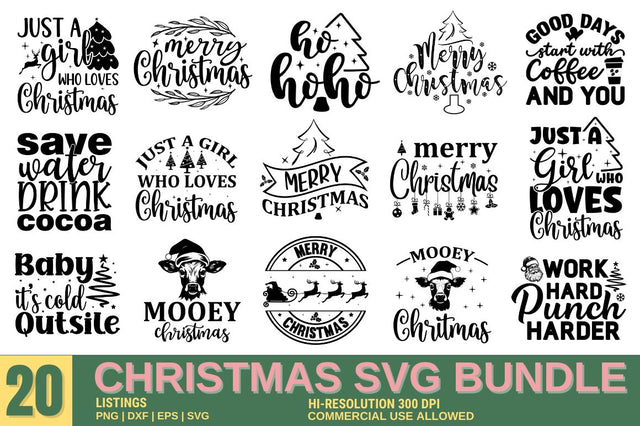 Christmas SVG Bundle SVG Designangry 