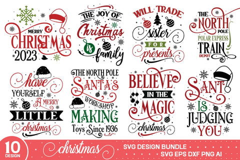 Christmas Svg Bundle SVG designmaster24 