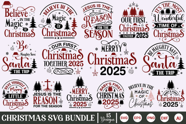 Christmas SVG Bundle, Vintage Christmas SVG PNG Bundle SVG DesignPlante 503 
