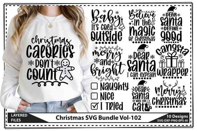 Christmas SVG Bundle Vol-102 SVG shah alam 